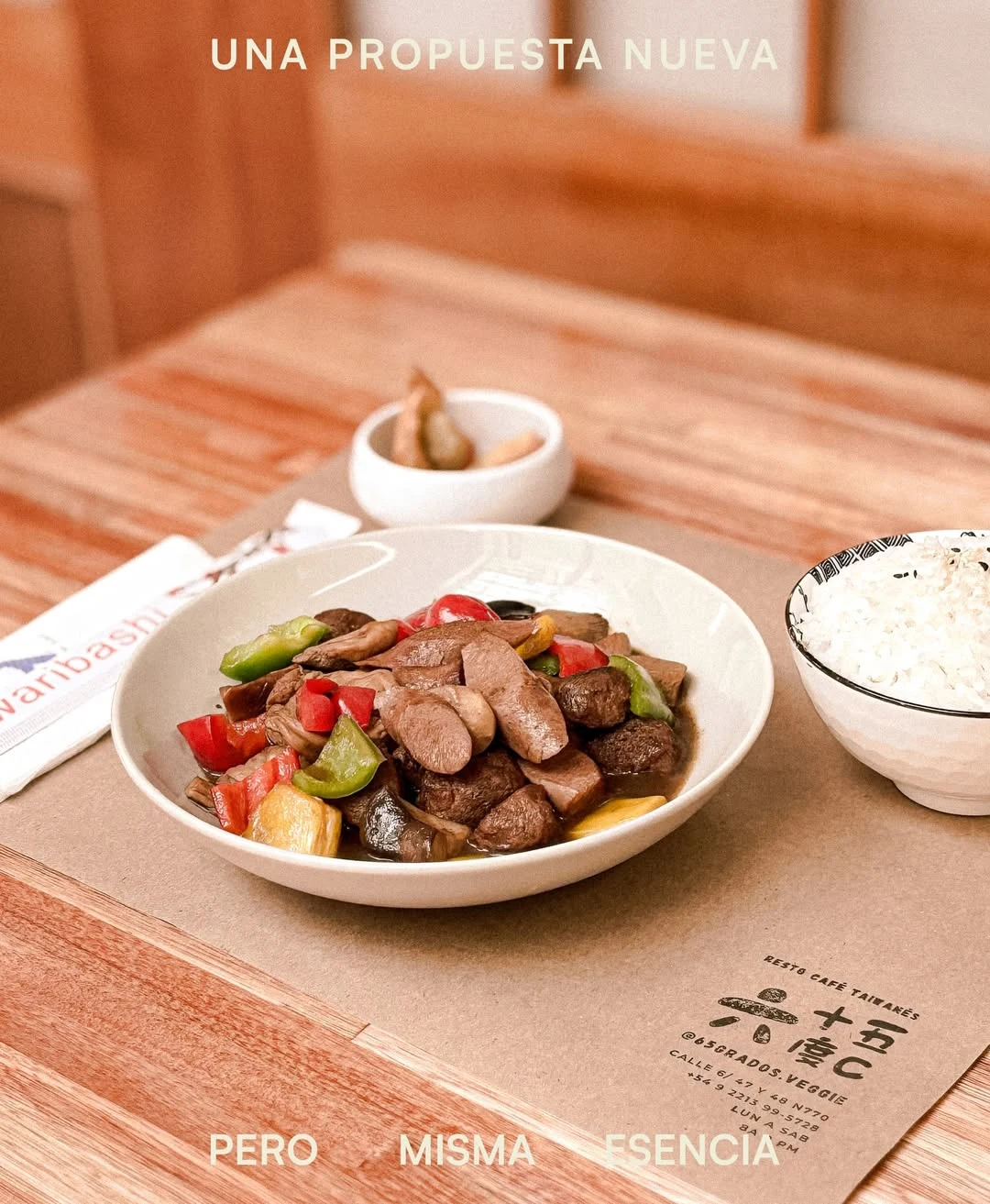 Plato de cocina taiwanesa